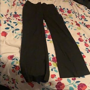 Wide Leg Grey Trouser Dress Pants